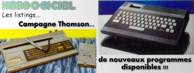 Début campagne Thomson.