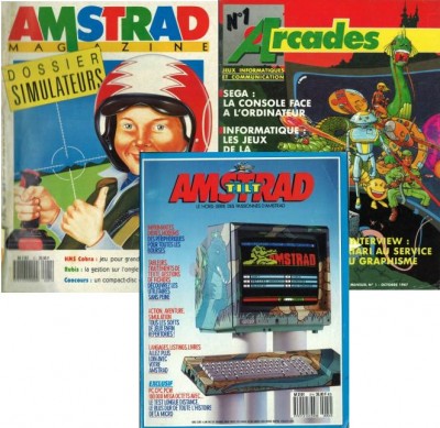 3 n° spéciaux : Amstrad Tilt HS, Amstrad mag, Arcades