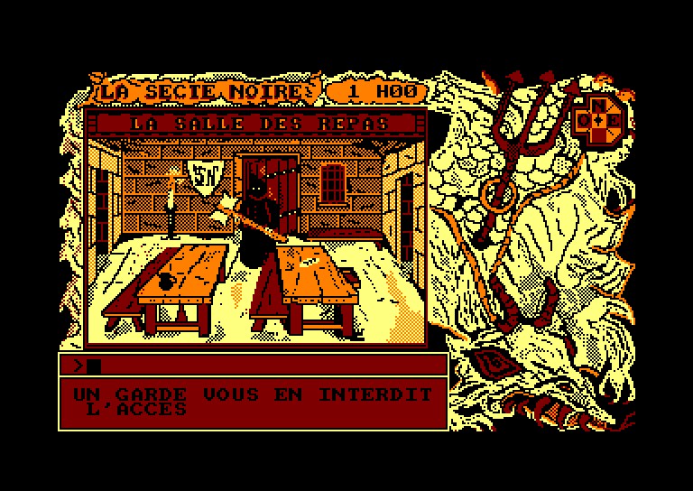 le garde "inédit" dans La Secte Noire Sur CPC